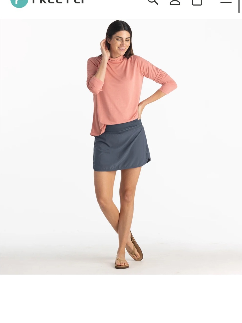 Free Fly Apparel Women’s Bamboo Lined Breeze Skort Medium